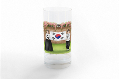 Front-Facing Students Taegeukgi Display Proud PNG Korean Product Image 3