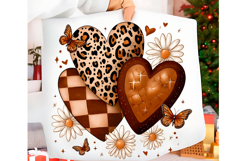 Valentines Day Png, Leopard Heart Png Product Image 1