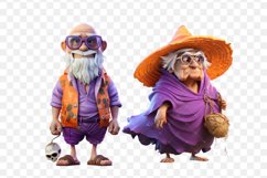 Halloween on Beach Clipart Bundle, Set of 8 Png Product Image 4