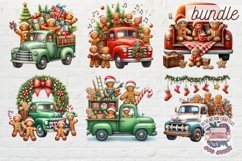Christmas Gingerbread Mans bundle 74 PNG Sublimation Cute Product Image 3