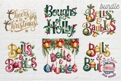 Christmas Clipart Quotes BUNDLE 79 PNG festive Holiday Product Image 12