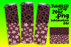 RADIANT 20oz Tumbler Graphic for Gifts , Leopard Print Product Image 1