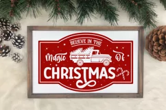 Believe in the magic of christmas SVG, Christmas SVG Product Image 2