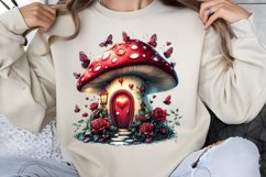 Valentines Day Fairy Houses Clipart PNG Product Image 1