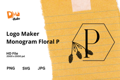 Logo Maker Monogram Floral Product Image 1