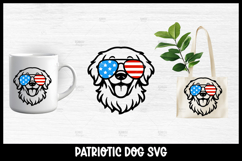 16 Patriotic Dogs with American Flag Sunglasses SVG Product Image 12
