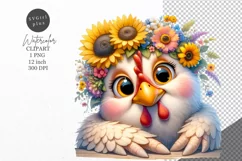 Animals clipart, Chicken clipart, Farm animals clipart Product Image 1