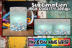 Magical vibes 11oz 15oz sublimation wrap, Leopard Prints Product Image 1