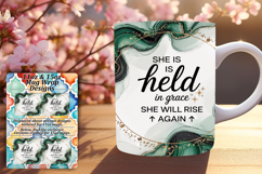 Elegant 11oz Mug Wrap Png Template , Religious Product Image 1