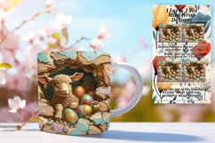 Springtime 3D Hole Mug Wrap, Easter Joy Product Image 1