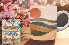 Landscape Boho Mug Wrap Modern 11oz 15oz Product Image 1