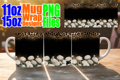 Bright smiles 11oz 15oz mug wrap, Leopard Prints Product Image 1