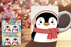 Enchanting 15oz Mug Wrap Png Template , Valenines Animals Product Image 1