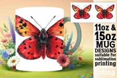 Elegant Butterfly Mug Decor Product Image 1