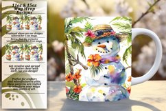 Tropical Mug Wrap Tropics: Sunny Sublimation Product Image 1