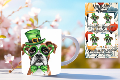 Elegant 15oz Mug Wrap Png Artwork , St Patrick Product Image 1