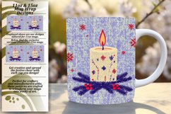 Radiant 11oz Mug Wrap Png Template , Holiday Product Image 1