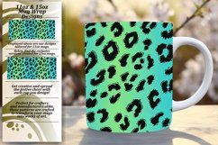 Dazzling Leopard Print Mug Wrap 11oz/15oz Designs Product Image 1