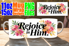 Bright beginnings 11oz 15oz sublimation wrap, Christian Product Image 1