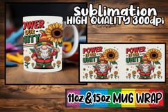 Serene vibes 11oz 15oz sublimation wrap, Juneteenth Product Image 1