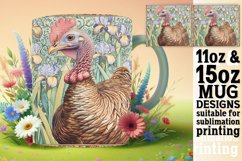 Tranquil Farm Animals and Flowers Mug Product Image 1