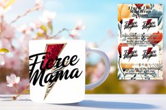 Radiant 11oz Mug Wrap Png Artwork , Mother&#039;s Day Product Image 1