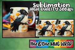 Radiant thoughts 11oz 15oz sublimation wrap, 3D Bird Product Image 1