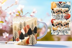 Sublimation Mug Wrap - 11oz/15oz - Joyful Holidays Product Image 1