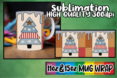 Loving memories sublimation mug wrap, Christmas Product Image 1