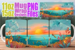 Spring Beauty Mug Wrap - Sublimation 11oz &amp; 15oz Product Image 1