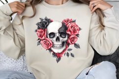 Gothic Valentines Day Clipart PNG Product Image 1