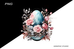 Easter Clipart, Easter Egg Clipart, Easter Bunny Png Product Image 1