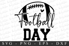 Football Day SVG | SVG Cut files | Cricut Product Image 1