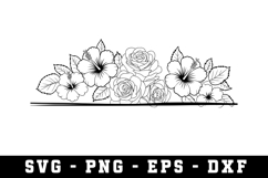 Wildflowers Svg Design | Svg Files for Cricut Product Image 1