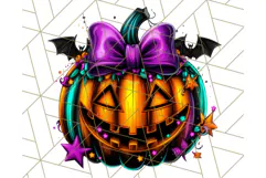 Pumpkin Party Halloween Clipart PNG, Cute Spooky Elements Product Image 4