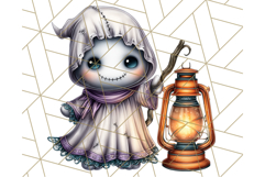 Spooky Gnome Village Clipart PNG Halloween Png Product Image 4