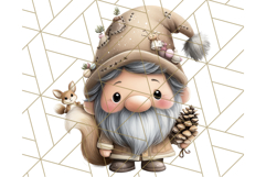 Fall Gnome Clipart PNG Cute Thanksgiving Gnomes Product Image 4