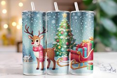 Christmas Deer Tumbler Wrap | Sublimation | Tumblers Product Image 1