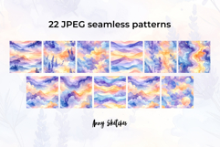 Aura Glow Pastels Digital Paper Seamless Pattern Bundle Product Image 3