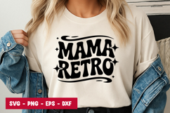 Mama Retro Typography SVG PNG Product Image 1