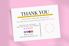 Thank You Card Template Canva Editable Design Small Business Product Image 6