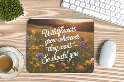 Inspirational Quotes Mouse Pad, Motivational PNG Sublimation Product Image 1