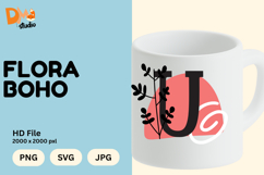 Flora Boho Monogram Product Image 1