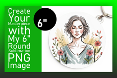 Dynamic Round Design for Coasters , Beauty Woman Product Image 1