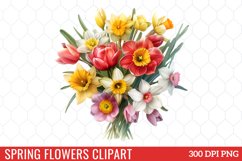 Spring Flowers Clipart Bundle Product Image 17