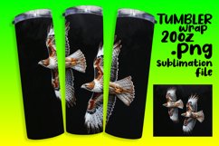 Elegant Bird Motif Tumbler Wrap Product Image 1