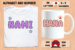Japanese Alphabet &amp; Numbers Clipart PNG 300 DPI Product Image 6