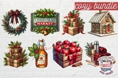 Christmas Farm Fresh Bundle Sublimation 31 PNG Cozy Winter Product Image 2