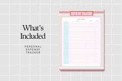 Personal Expense Tracker - Budget Planner Printable PDF Product Image 2