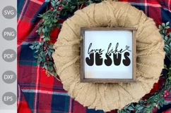 Christian Quote SVG Cut Files / Love Like Jesus SVG Design Product Image 3